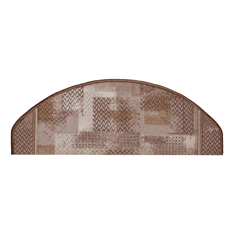 Stufenmatte Tribe taupe halbrund 56 x 18 cm