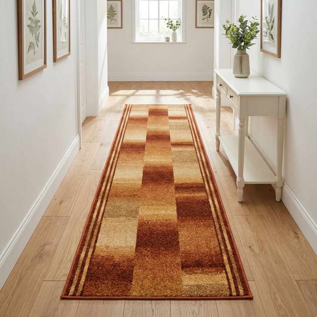 Teppichläufer Ikat Meterware Frisé-Oberfläche modernes Design