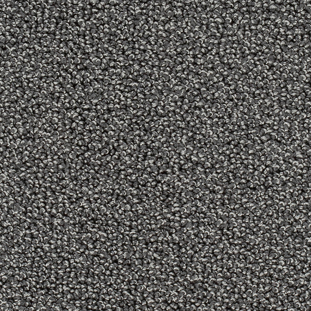 Teppichboden Ambra Schlinge Meterware auf Rolle dunkelgrau 500 cm