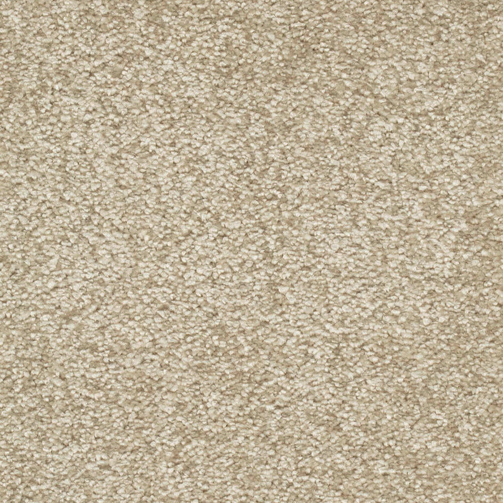 Teppichboden Luna Velours Meterware auf Rolle beige 400 cm