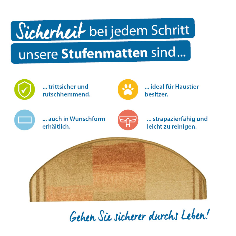 Stufenmatte Ikat