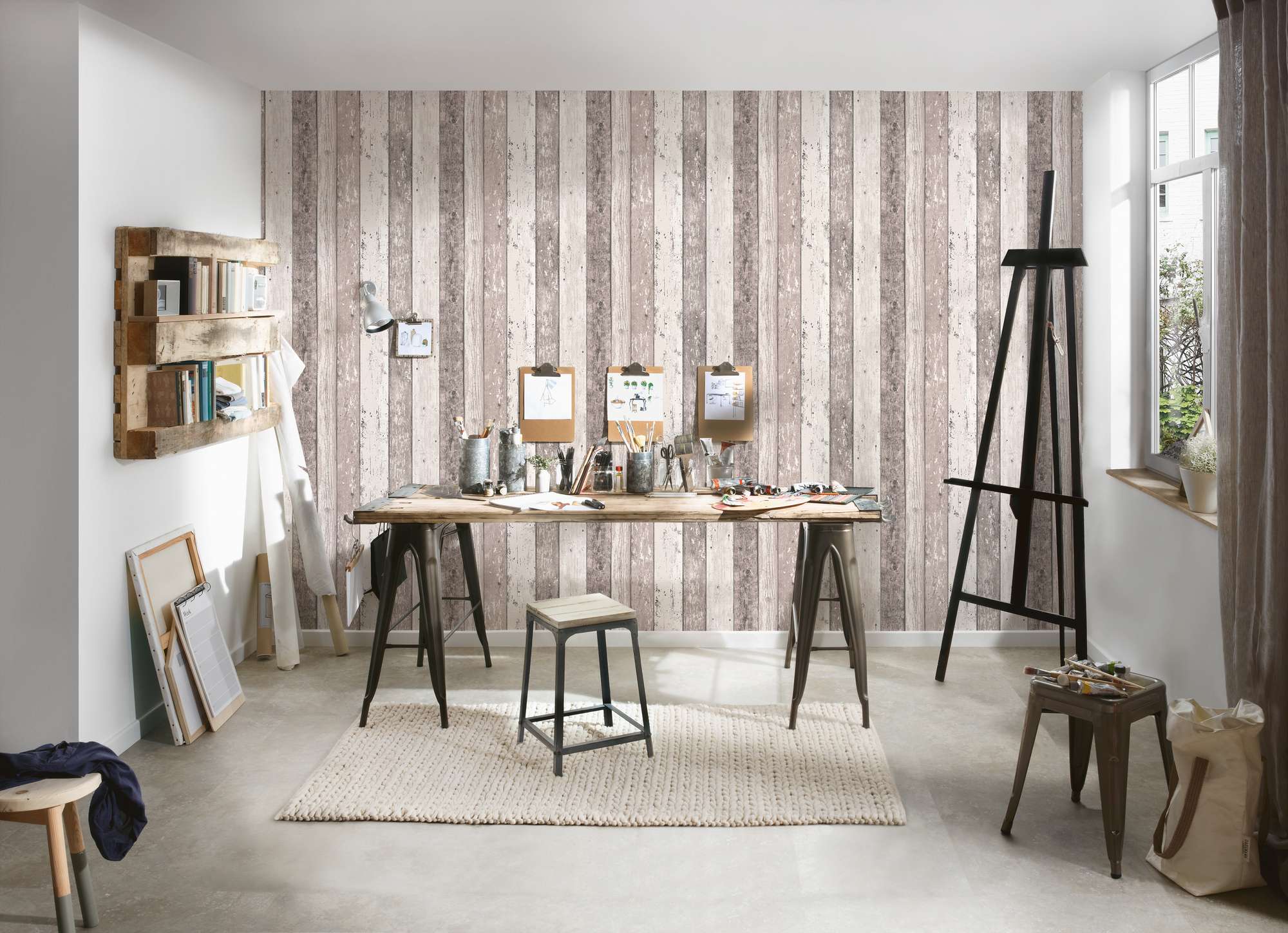 Vliestapete Elements II Holzoptik 855053