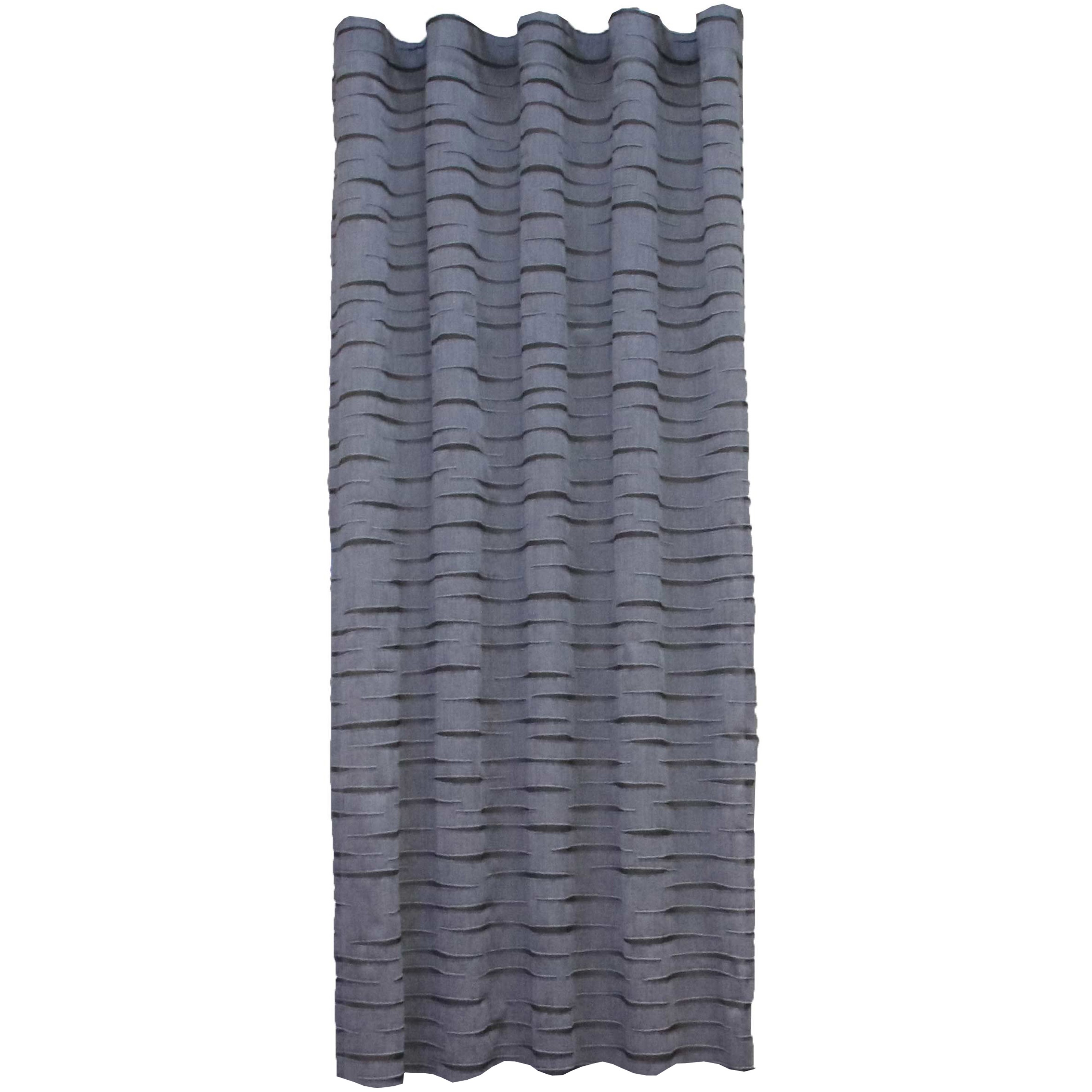 Dekostoff Alicante Streifen 300 cm Grau