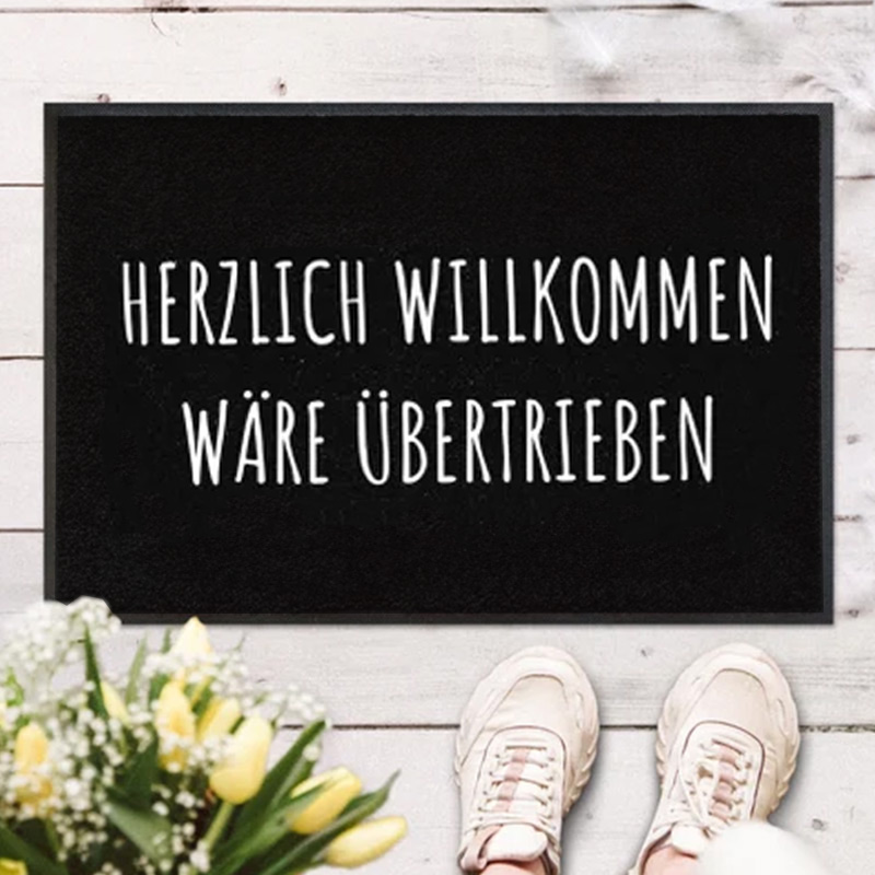 Schmutzfangmatte Willkommen