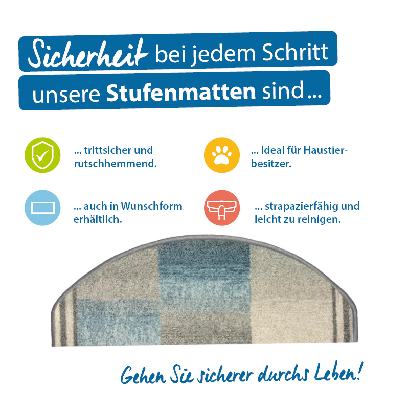 Stufenmatte Ikat