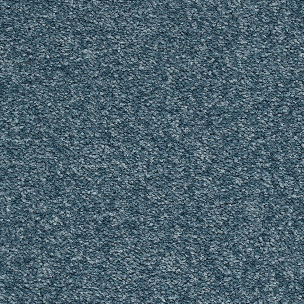 Teppichboden Seda Frisé Meterware auf Rolle blau 400 cm