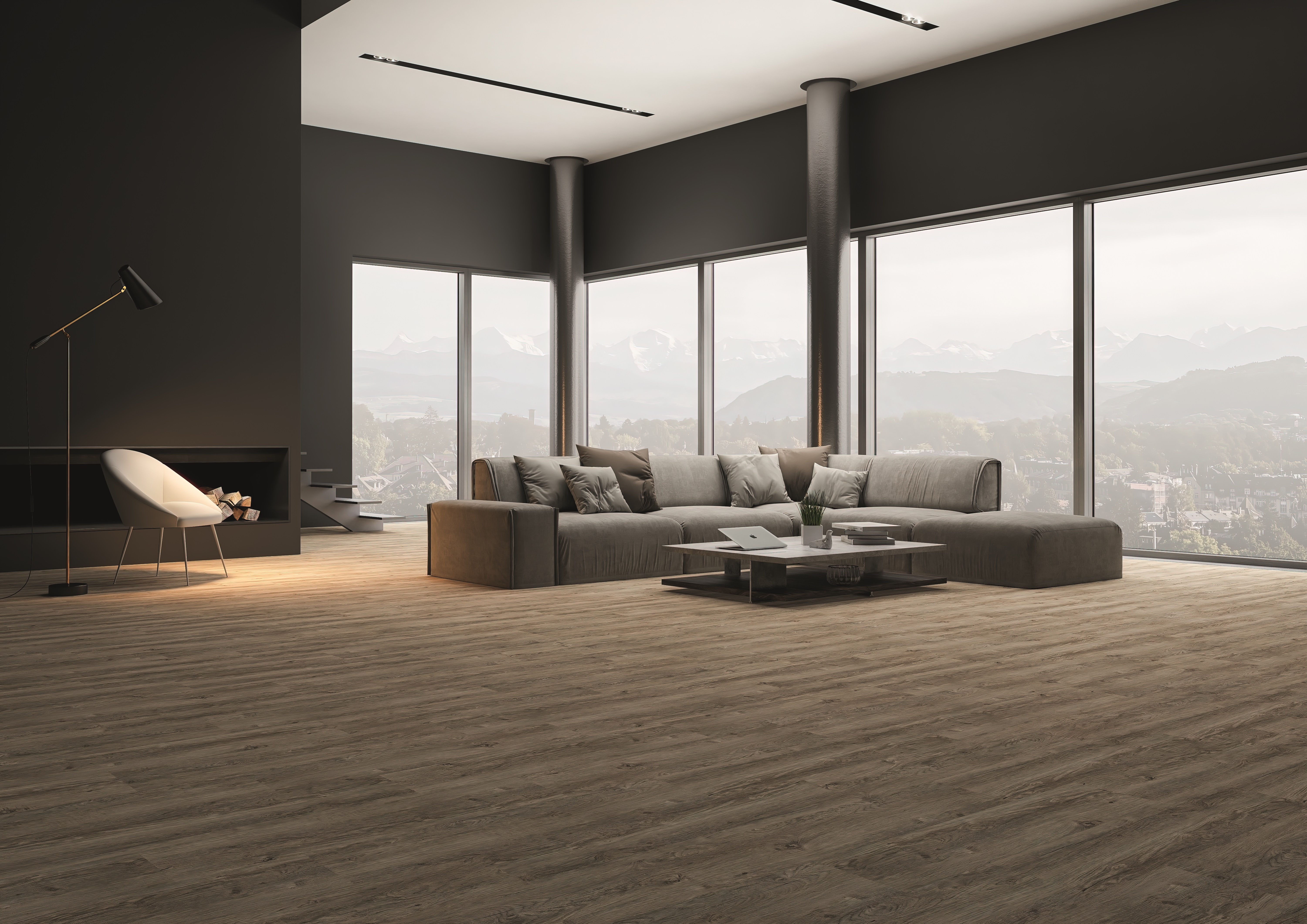 Teppichfliese Cara 25 x 100 cm Infloor