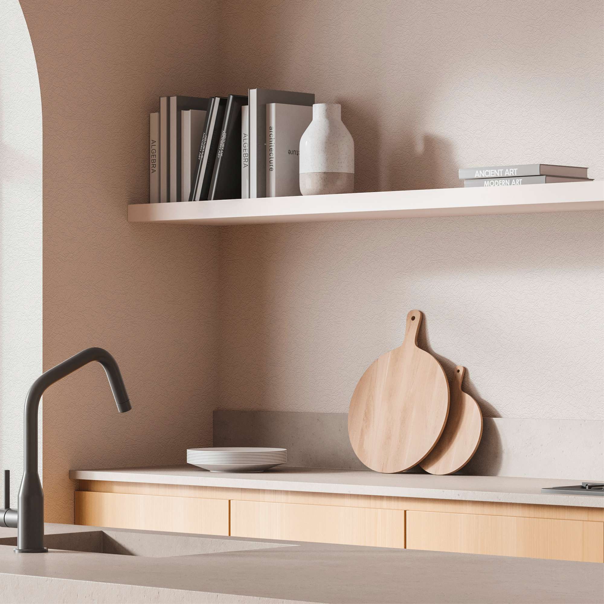 Vliestapete Meistervlies 8 Überstreichbare Strukturtapete Rauputzoptik 563217