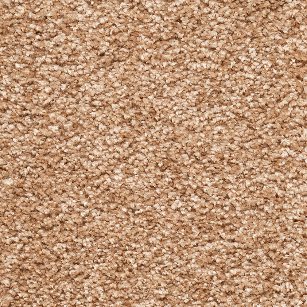 Teppichboden Rigoletto Velours Meterware auf Rolle hellorange 500 cm
