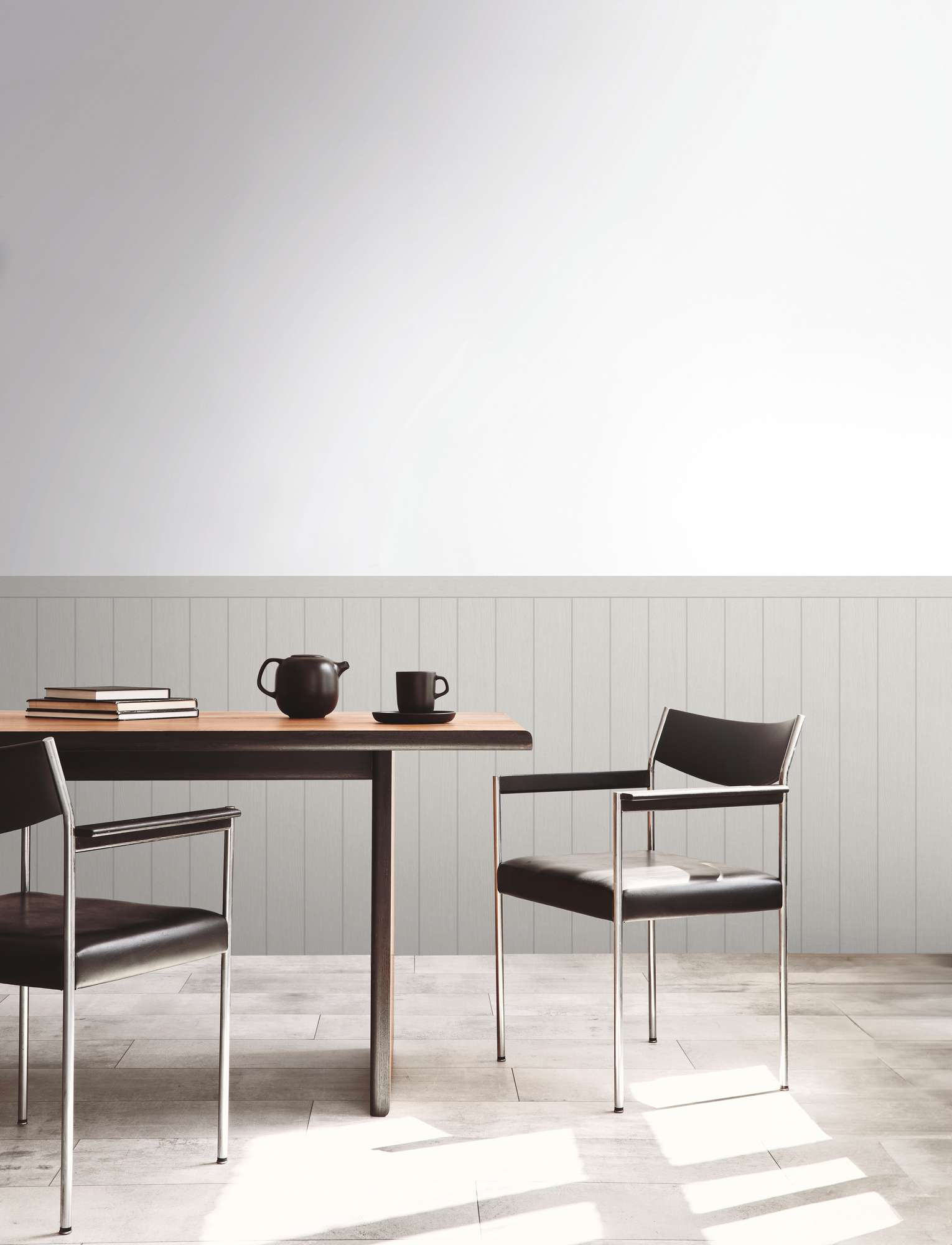 Vliestapete Wallpanel Wandpaneel Holzbalken-Optik 398034