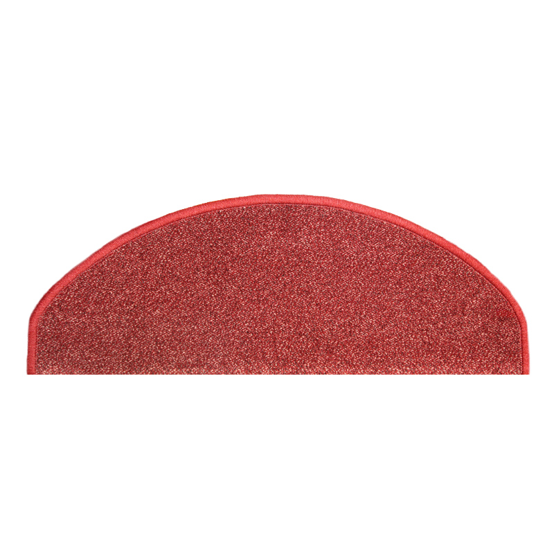 Stufenmatte Riva dunkelrot halbrund 65 x 23,5 cm
