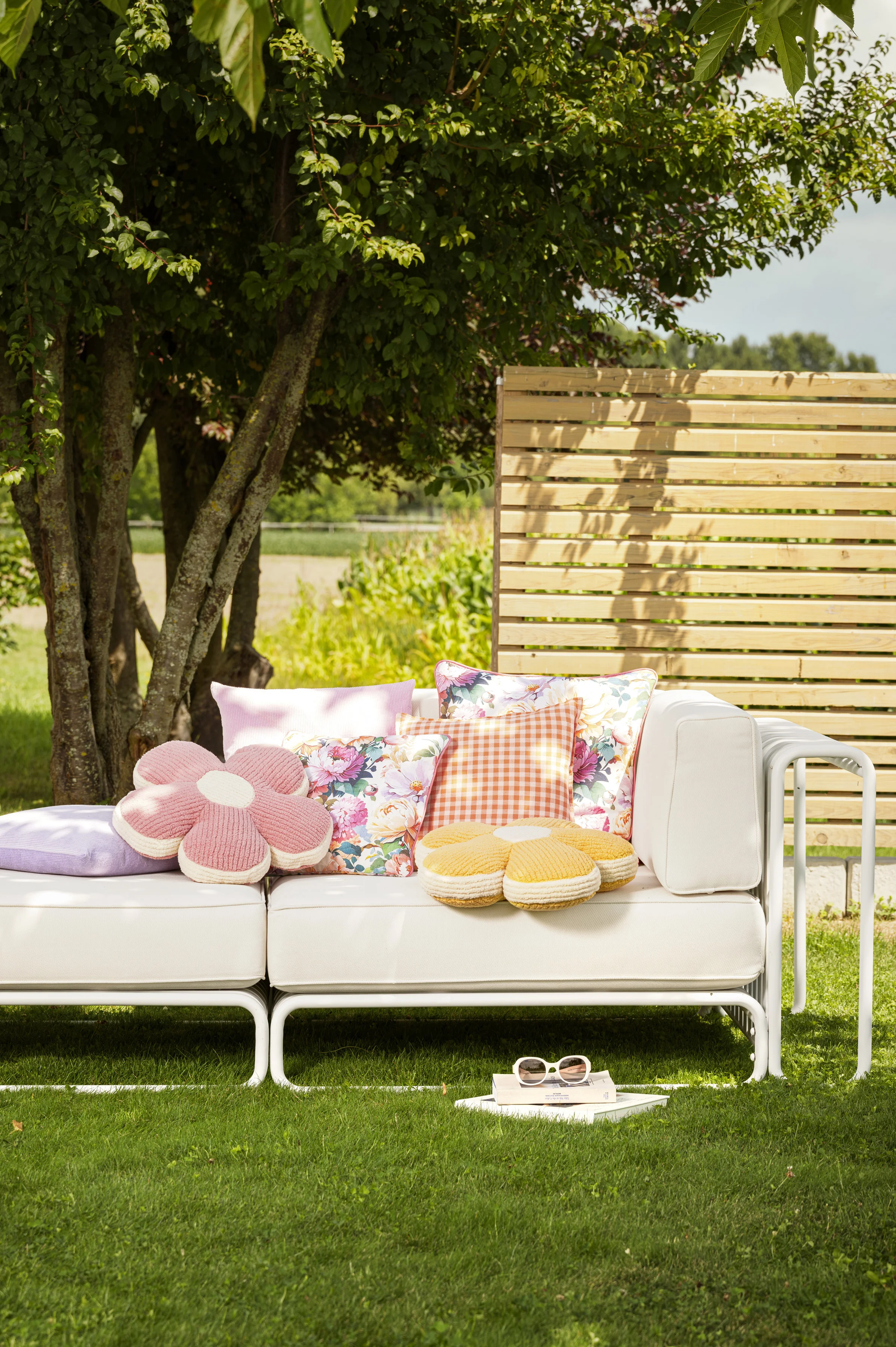 Blumenkissen 43 x 43cm