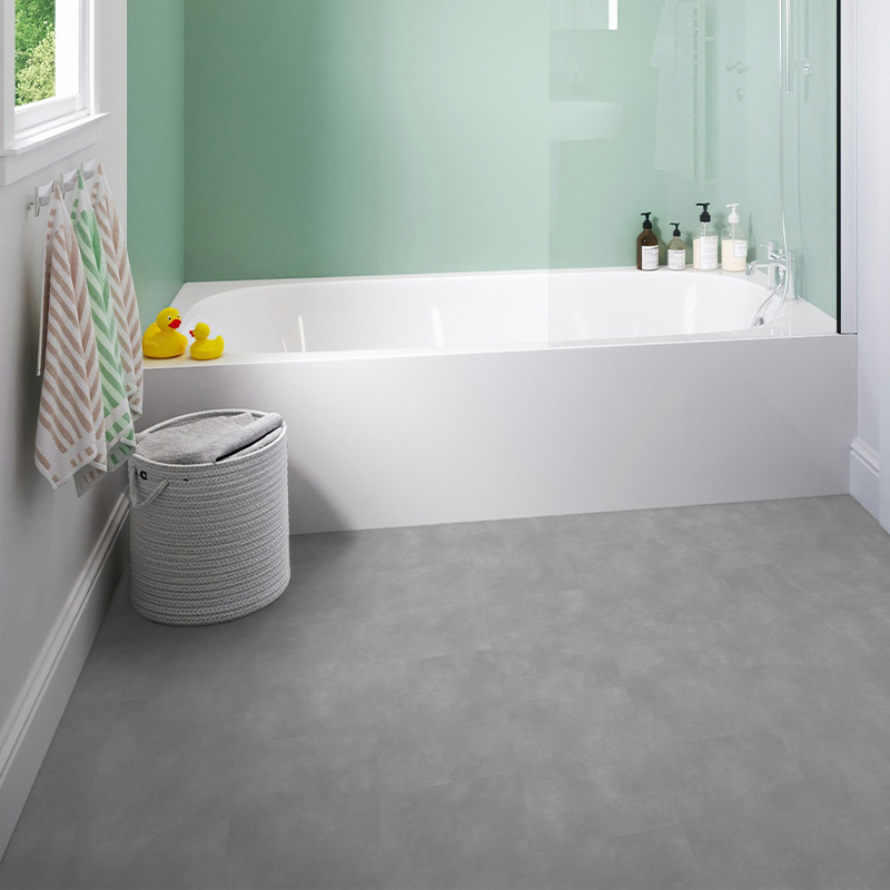 Designbelag Beton mittel 50 x 100 cm Planke Altro Debolon