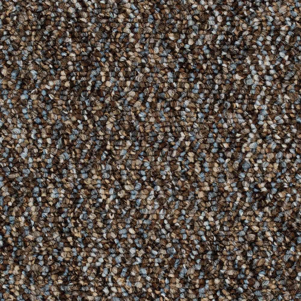 Teppichboden Pino Schlinge Meterware auf Rolle dunkelbraun 400 cm
