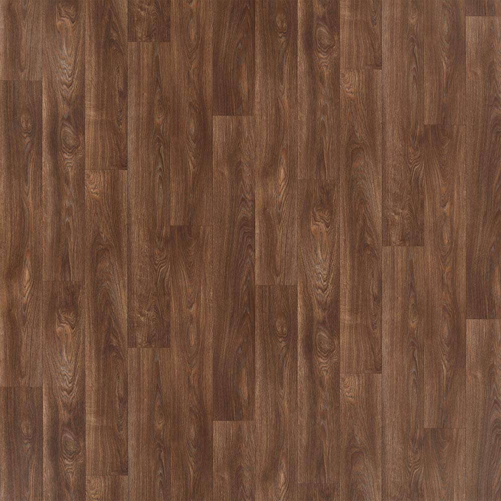 CV-Bodenbelag Modea individuelle Optik Meterware 618 Holzoptik dunkel 200 cm