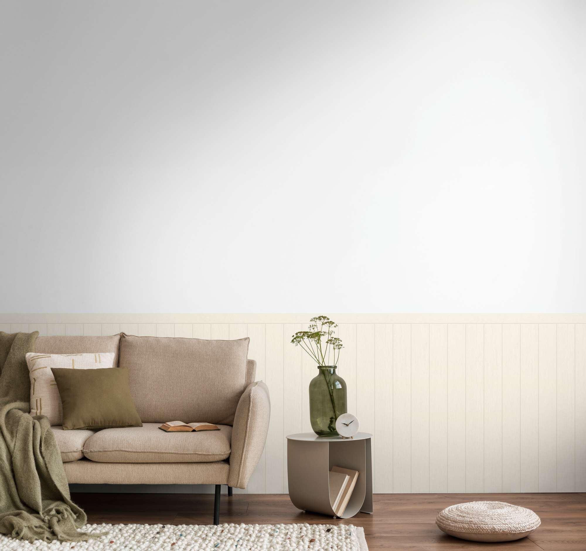 Vliestapete Wallpanel Wandpaneel Holzbalken-Optik 398032