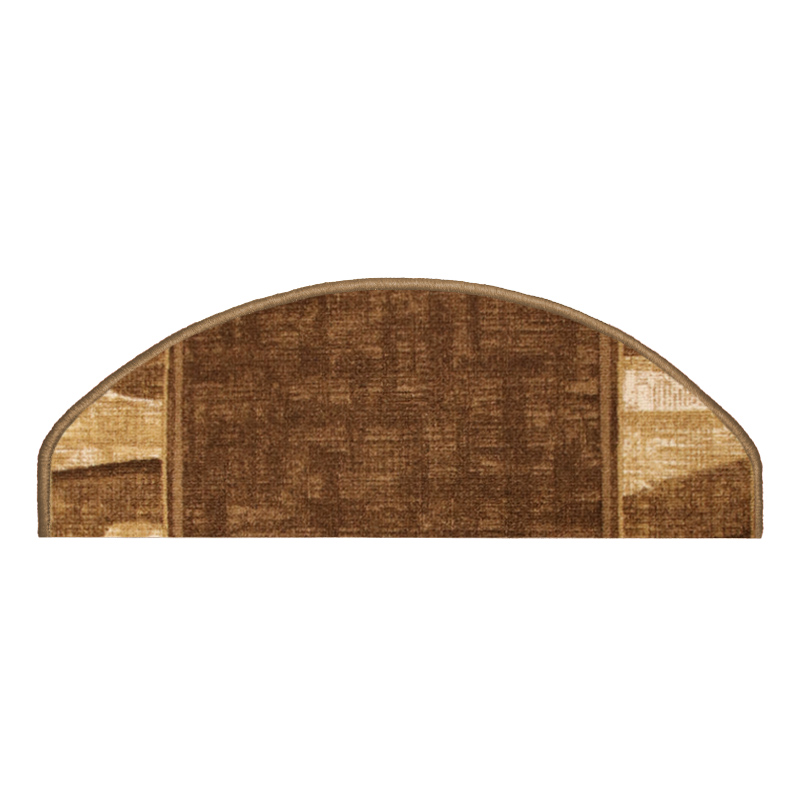 Stufenmatte Linea havanna halbrund 56 x 18 cm