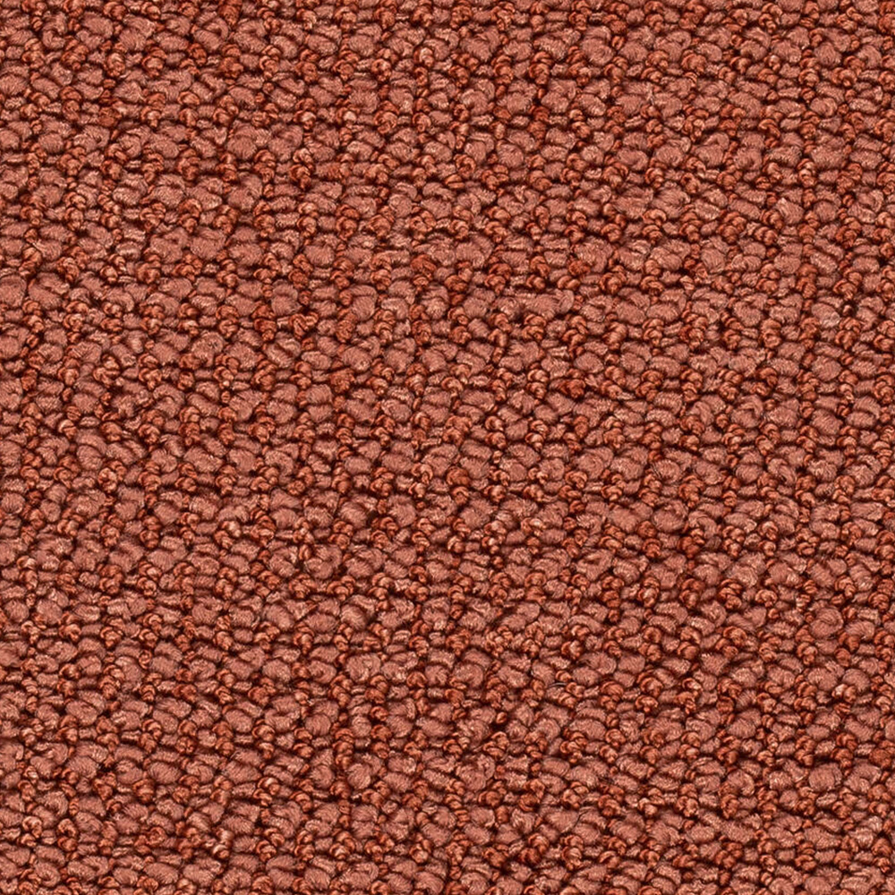 Teppichboden Corsaro Schlinge Meterware auf Rolle terracotta 500 cm