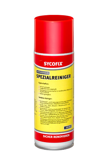 SYCOFIX ® Spezialreiniger mit Aktivschaum   200 ml Spraydose