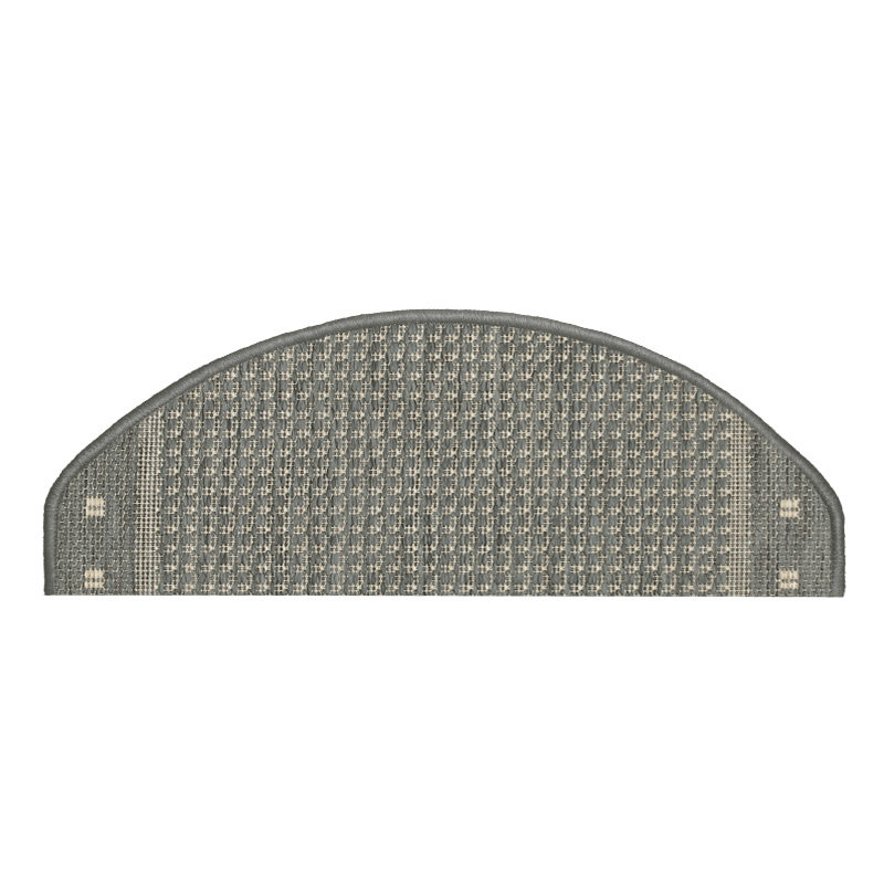 Stufenmatte Natura grau halbrund 56 x 18 cm