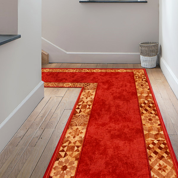 Teppichläufer Murcia Meterware Feinschlingen modernes Design