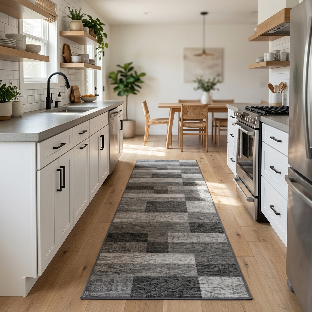 Teppichläufer Icona Meterware Feinschlingen modernes Design