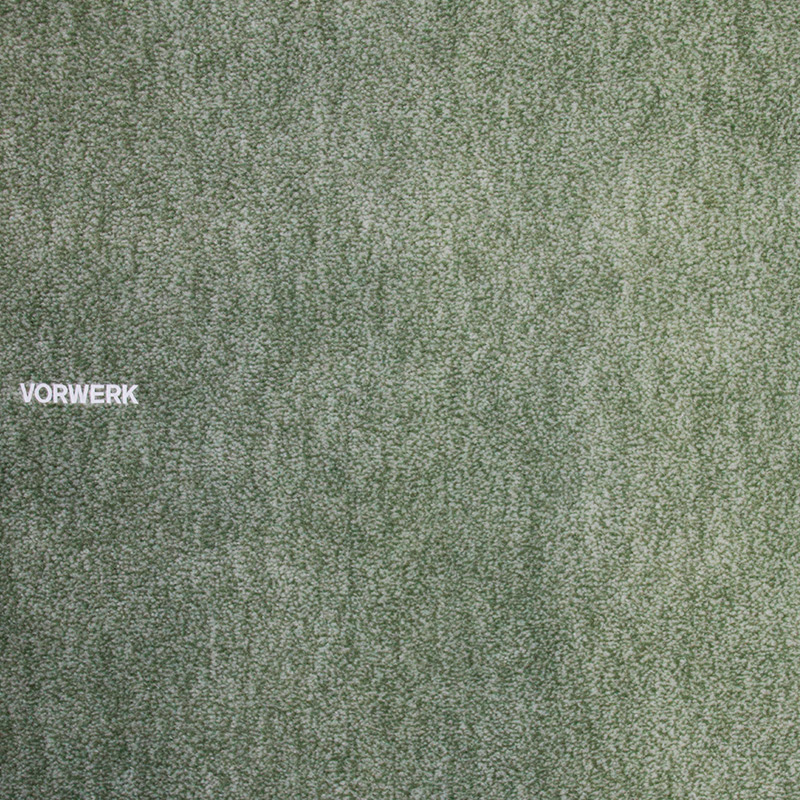 Velours Teppichboden Vorwerk Passion 1002 Meterware auf Rolle olivgrün 500 cm