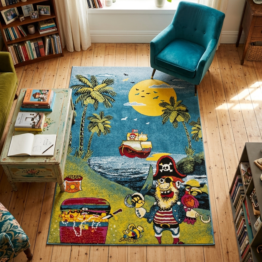 Kinderteppich Lalee Amigo 316 Pirateninsel
