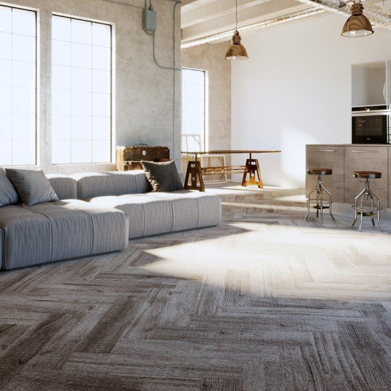 Teppichfliese Cara 25 x 100 cm Infloor