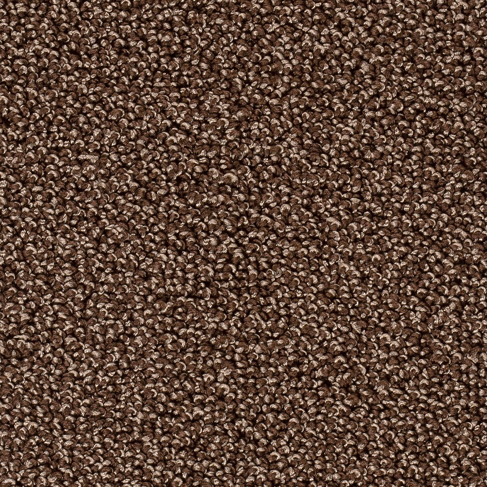 Teppichboden Ambra Schlinge Meterware auf Rolle dunkelbraun 500 cm