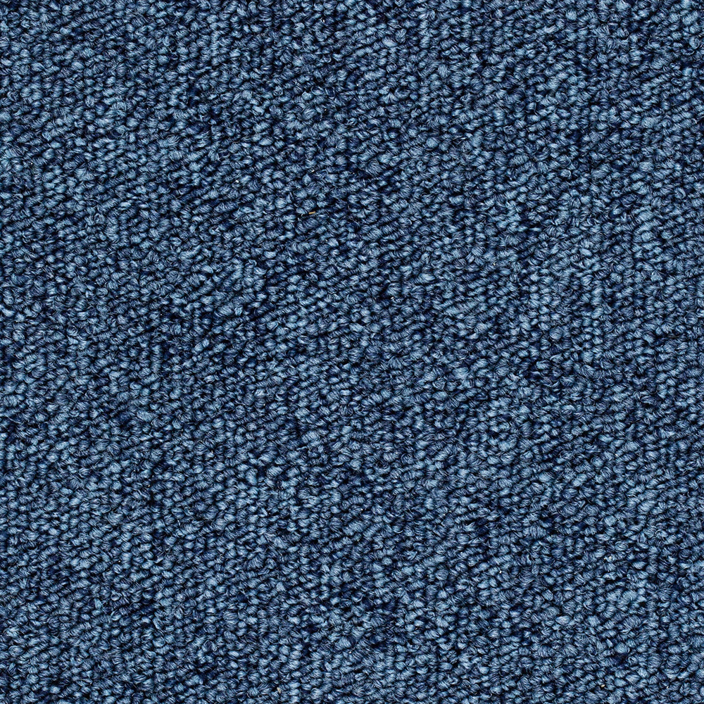 Teppichboden Limbo Schlinge Meterware auf Rolle blau 400 cm