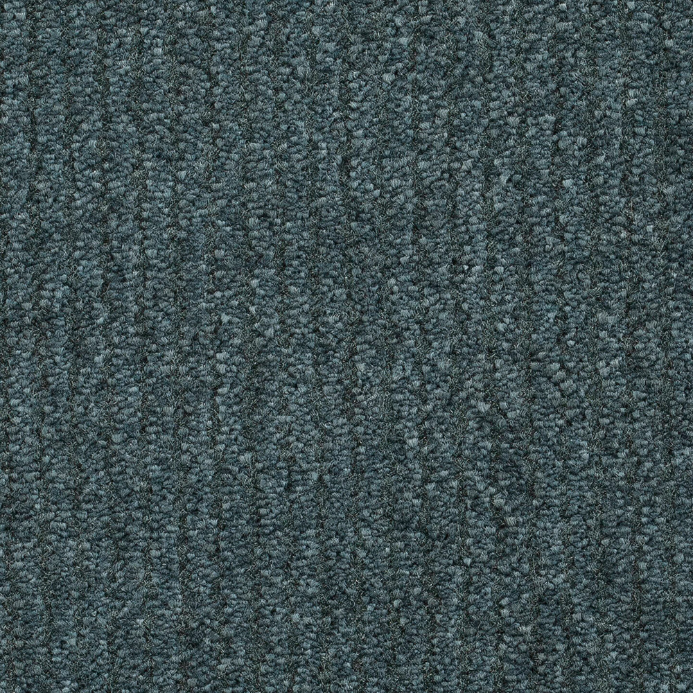 Teppichboden Salto Velours Meterware auf Rolle graublau 400 cm
