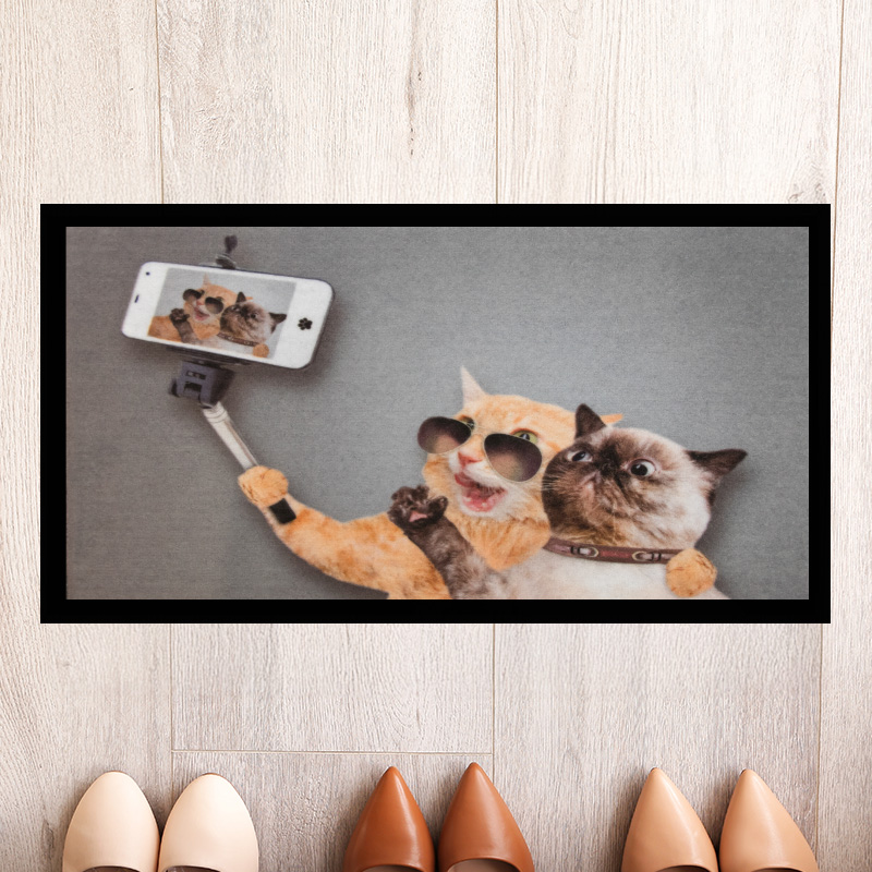 Fußmatte Cats Selfie
