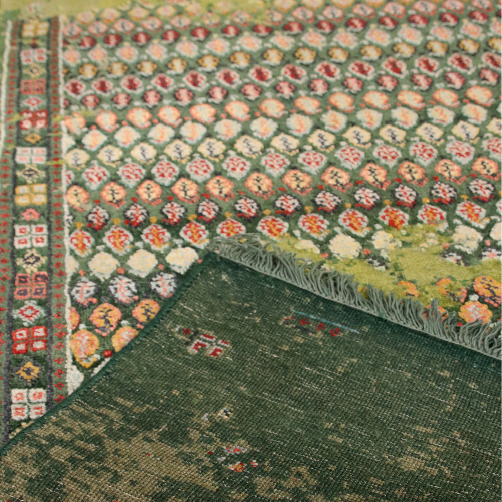 Original Handgeknüpfter Teppich Mir M2T aus Indien