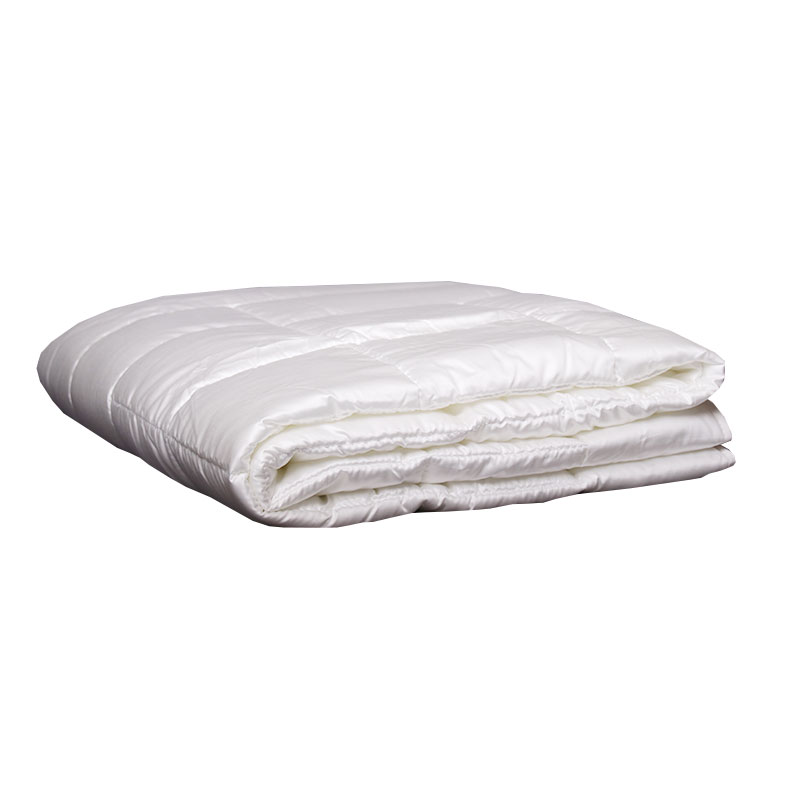 Steppbett Sommer weich Steppdecke weiß 135x200 cm 500g