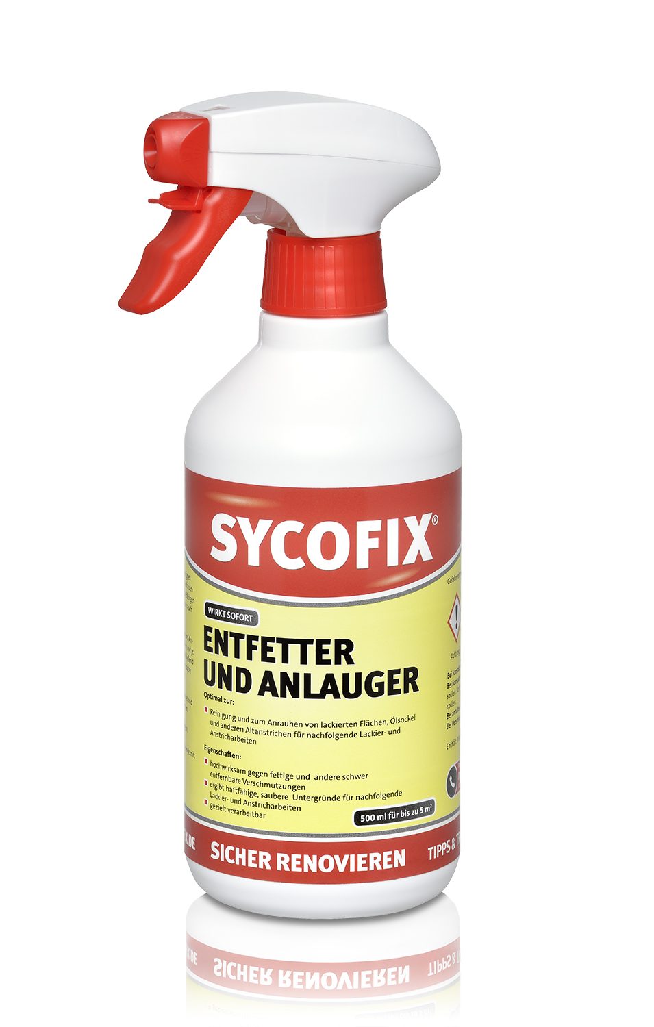 SYCOFIX® Entfetter und Anlauger 500ml Pumpsprayflasche