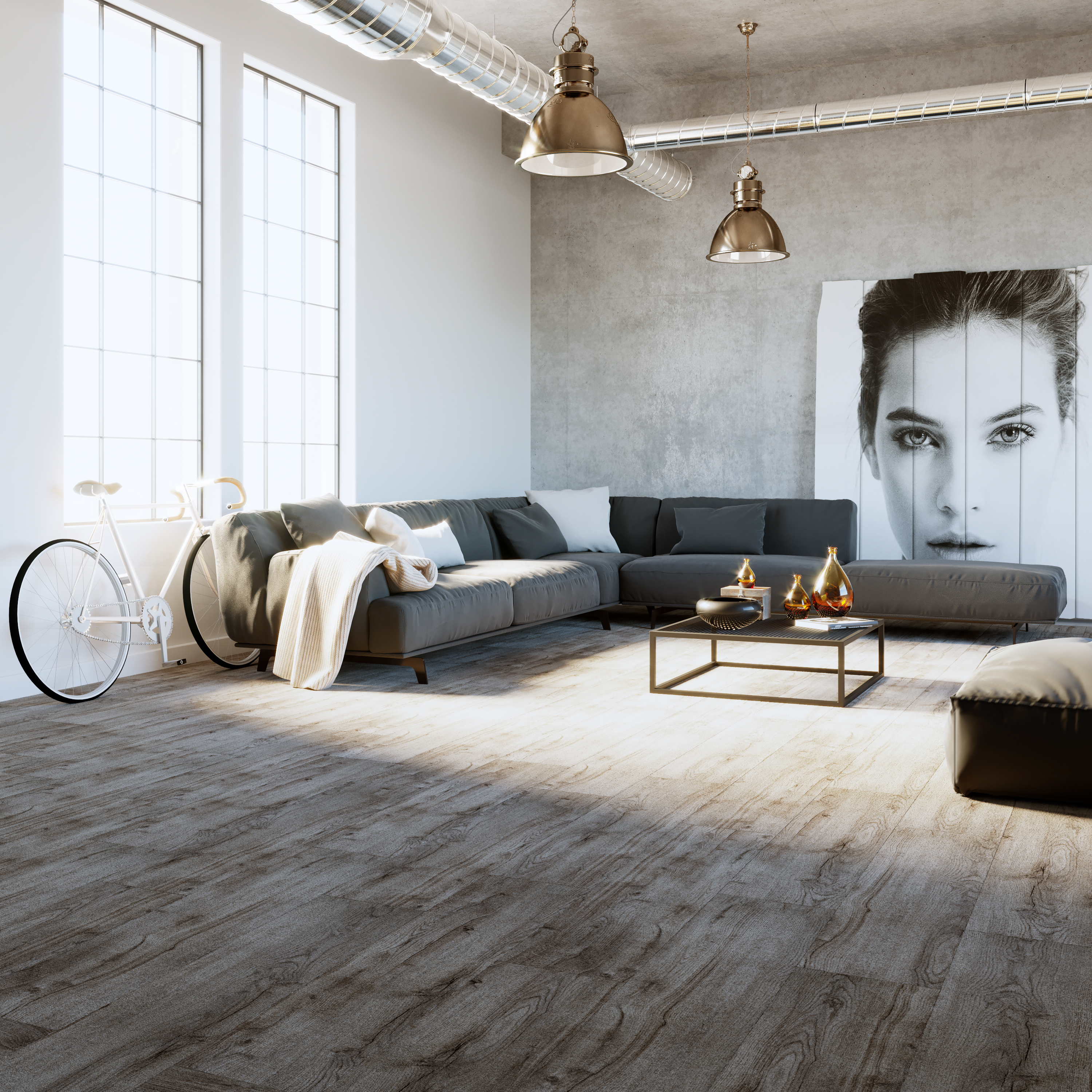 Teppichfliese Cara 25 x 100 cm Infloor