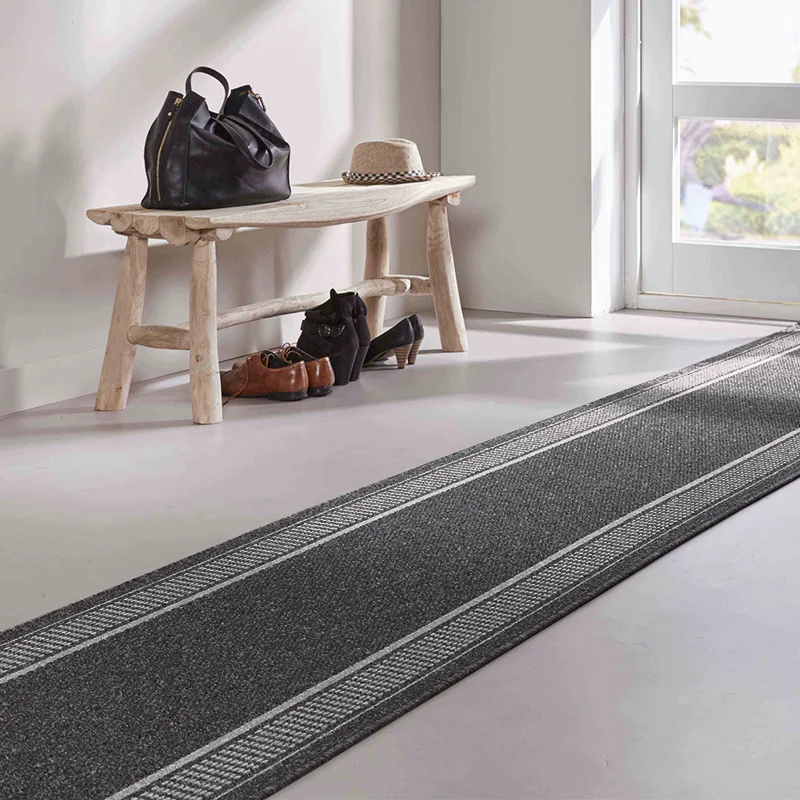 Teppichläufer Promenade Meterware Feinschlingen modernes Design