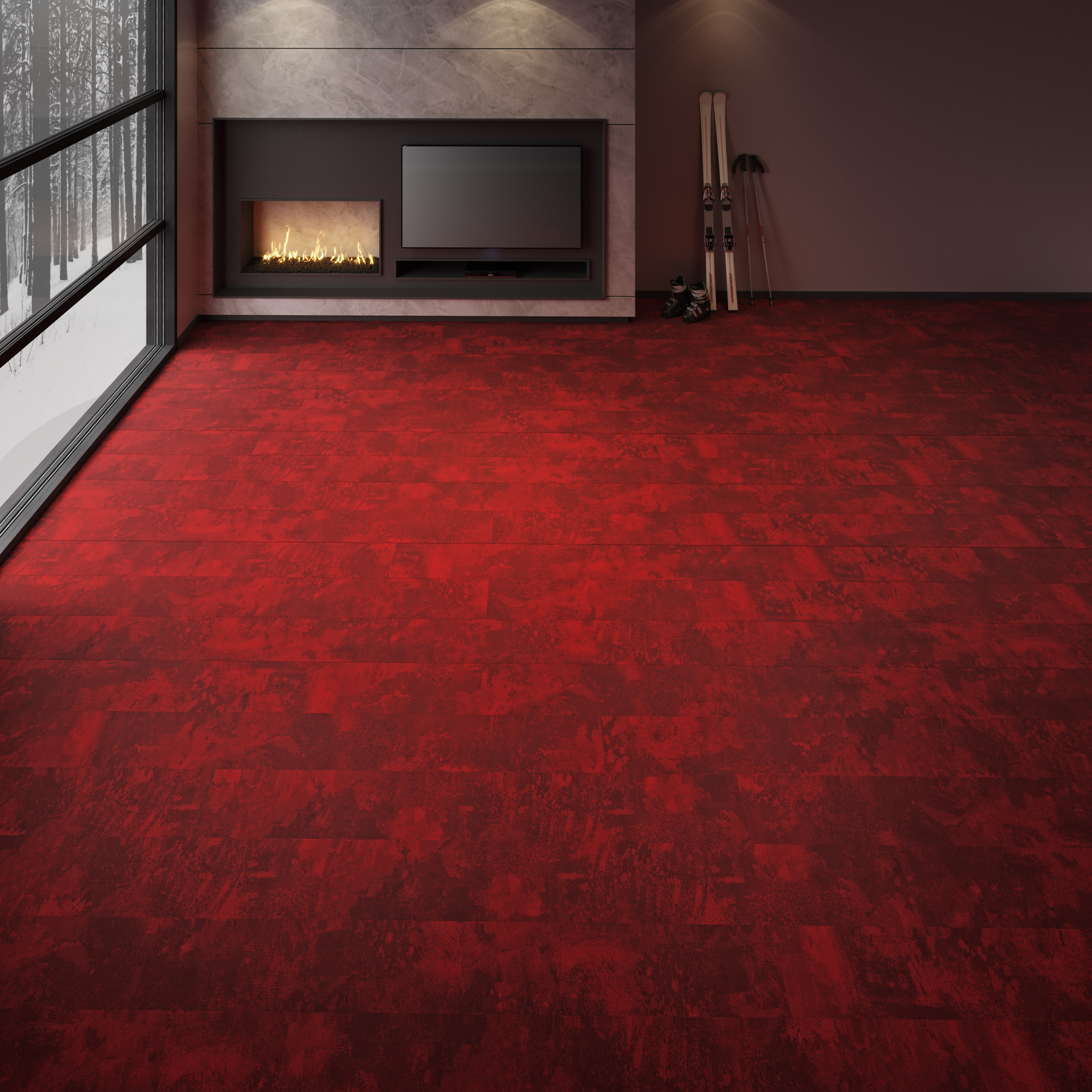 Teppichfliese Coronado 25 x 100 cm Infloor