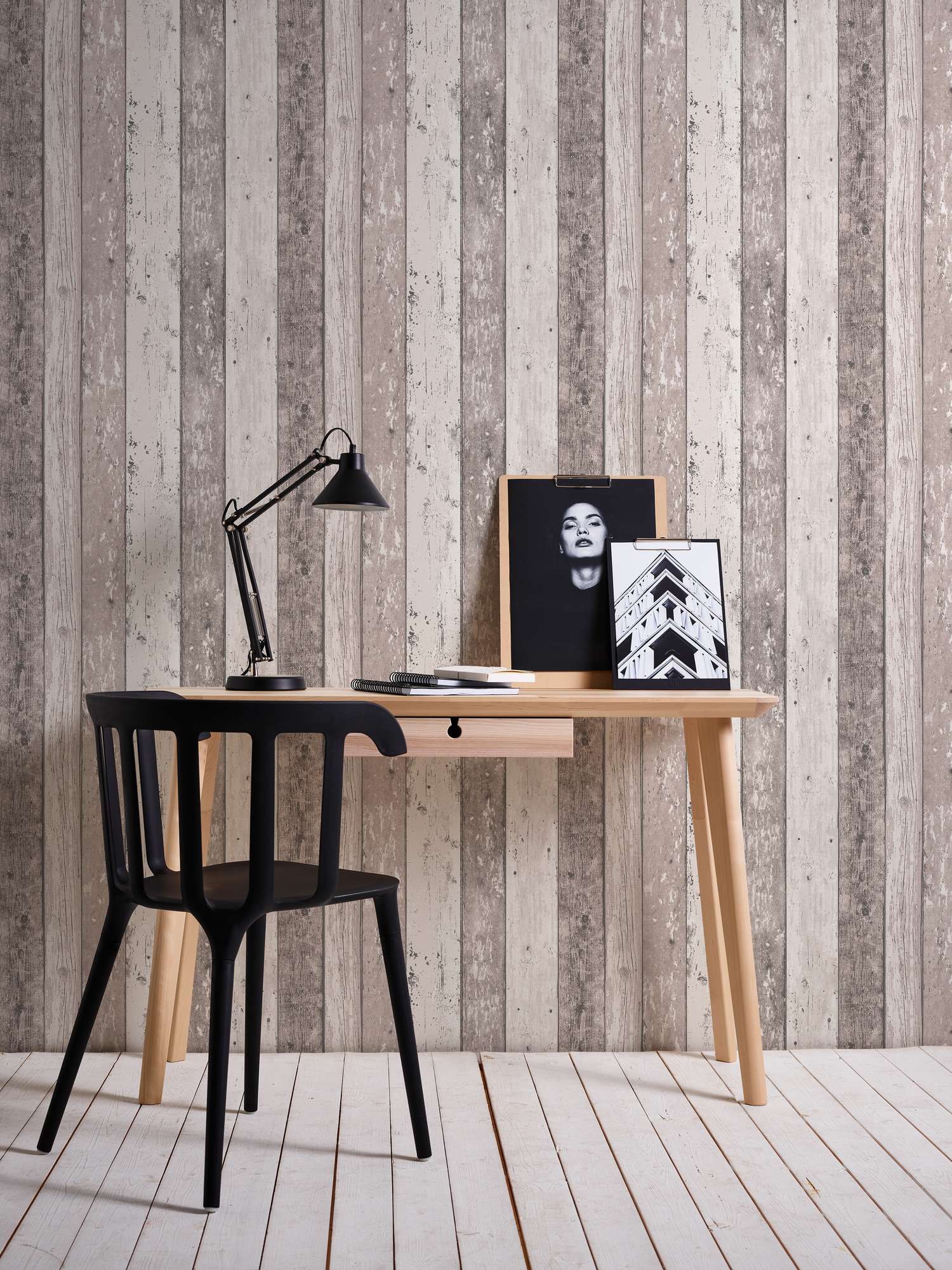 Vliestapete Elements II Holzoptik 855053