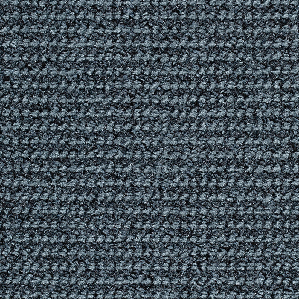 Teppichboden Luno Schlinge Meterware auf Rolle blau 500 cm