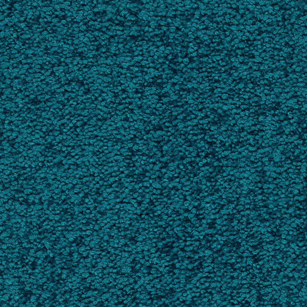 Teppichboden Plaza Velours Meterware auf Rolle blau 500 cm