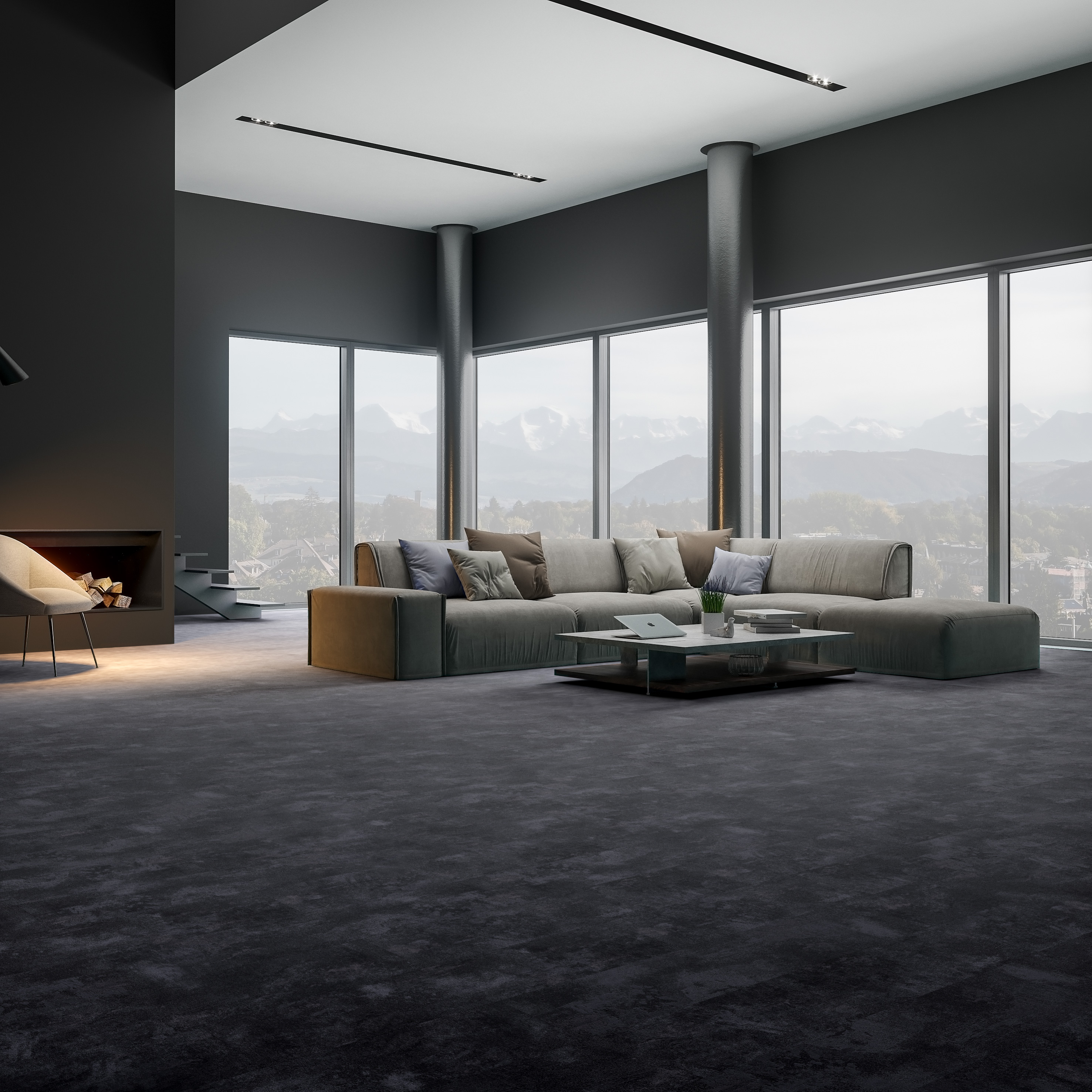 Teppichfliese Coronado 25 x 100 cm Infloor