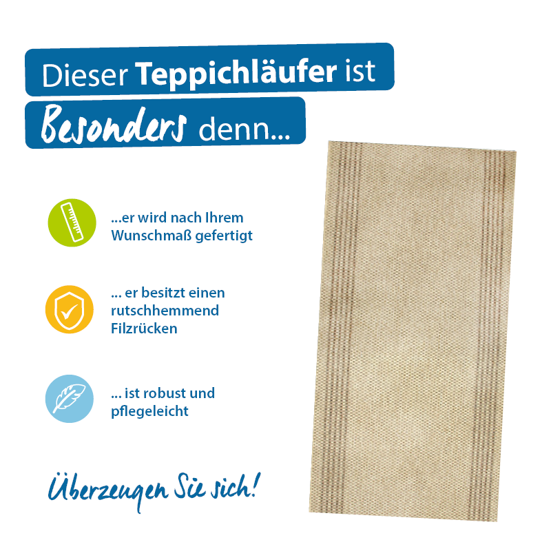 Teppichläufer Natura Eco modernes Design