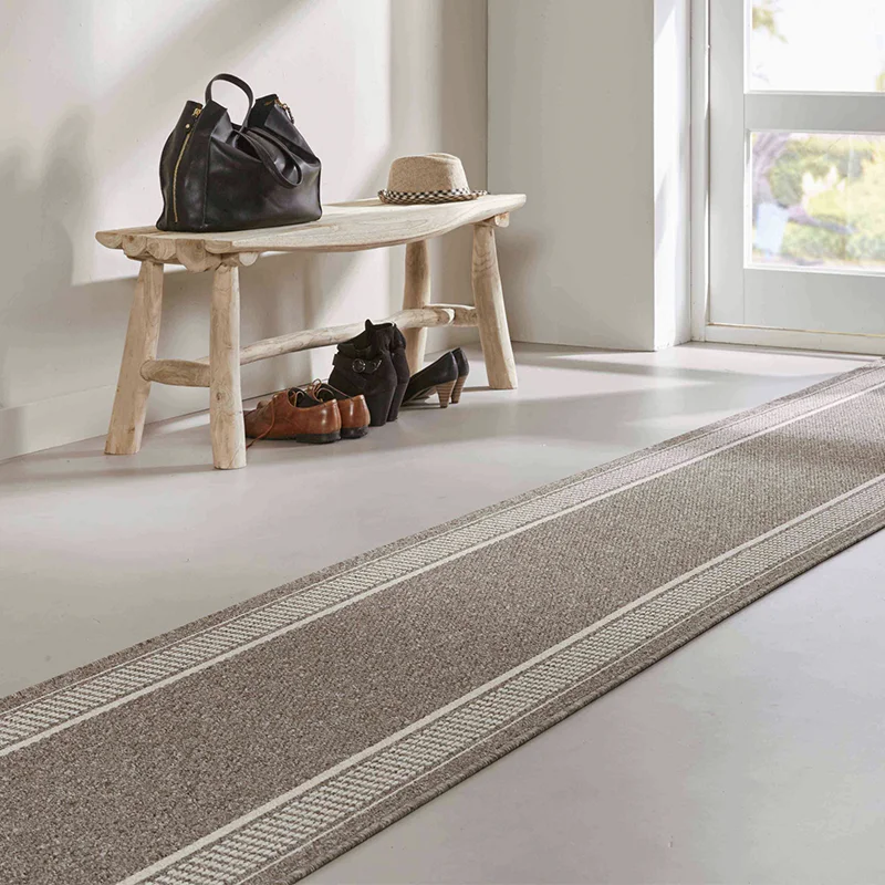 Teppichläufer Promenade Meterware Feinschlingen modernes Design