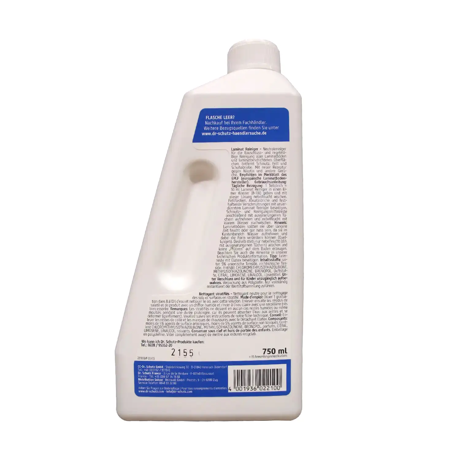 Dr. Schutz Reiniger für Laminatböden