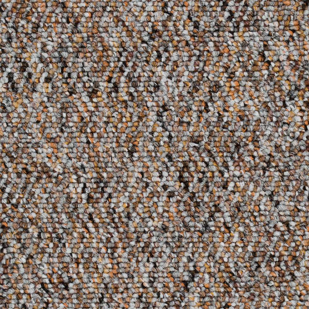 Teppichboden Pino Schlinge Meterware auf Rolle braun 400 cm