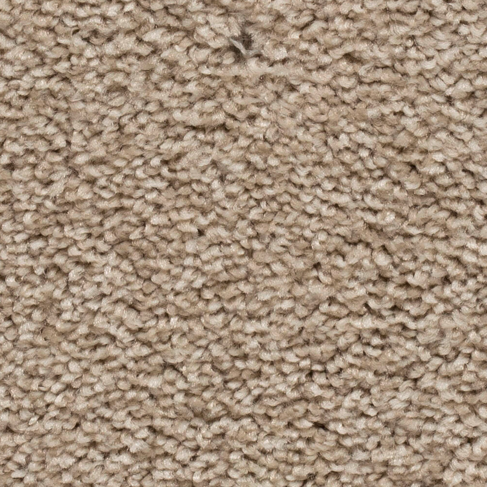 Teppichboden Damos Velours Meterware auf Rolle beige 500 cm