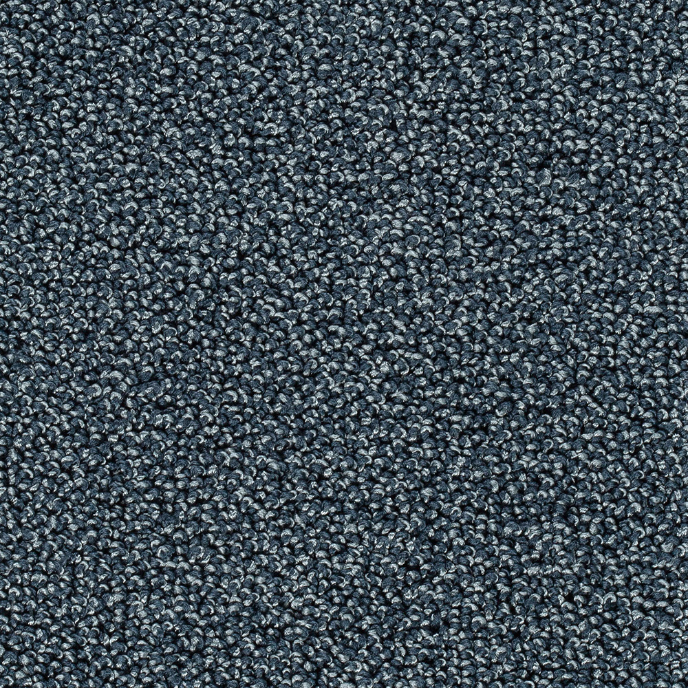 Teppichboden Ambra Schlinge Meterware auf Rolle dunkelblau 500 cm
