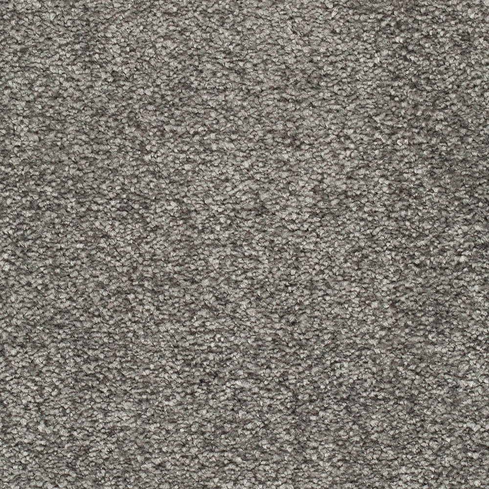 Teppichboden Parma Velours Meterware auf Rolle dunkelgrau 500 cm